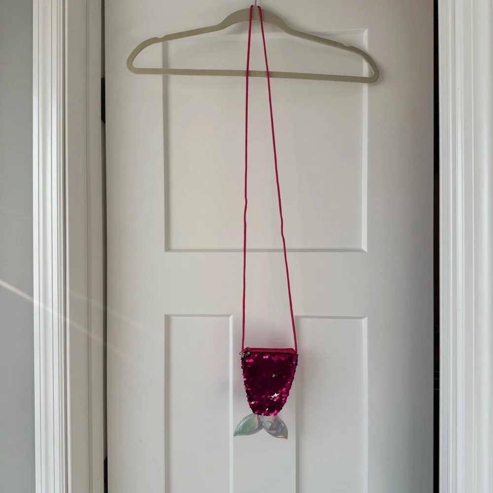 Mermaid purse | Sequin flip | very small almost coin purse sized